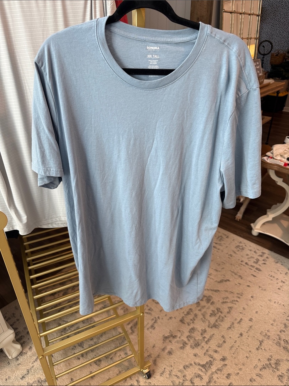 Sonoma Men’s Pale Blue Short Sleeve Crewneck Tee